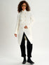 Forme d'Expression Linen DB Cutaway Coat Ecru White